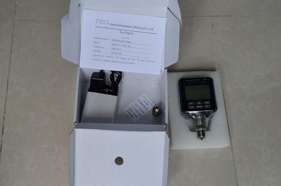 Medidor de fundo de aço inoxidável e tampa de plástico ABS HS602 Calibrador de pressão digital