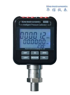 Calibração do transmissor de pressão e do interruptor de pressão com manômetro digital HS602
