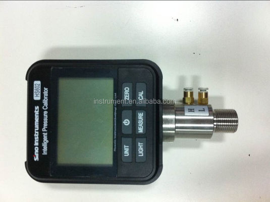 Calibração do transmissor de pressão e do interruptor de pressão com manômetro digital HS602