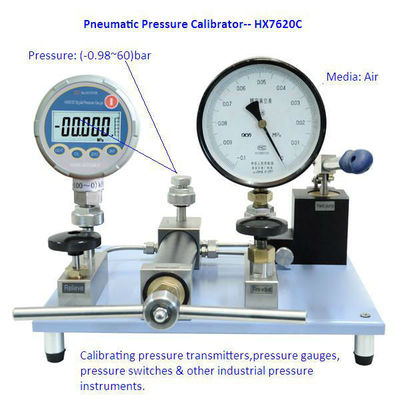3 peças Output HS721 Calibração de bomba de mão pneumática para ar médio