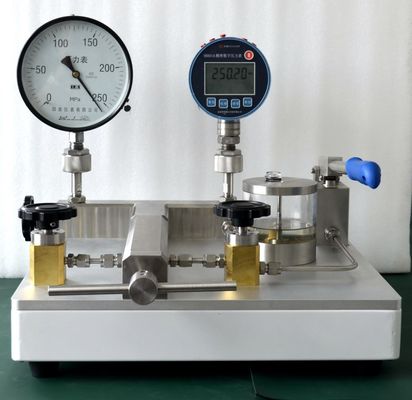 HS706 Comparador hidráulico para óleo Instrumento de ensaio de 0-1600 bar