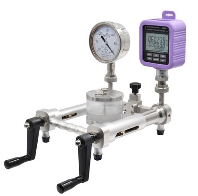 Ajustar Resolução 0,1 kPa bomba de teste de pressão hidráulica portátil HS711A com 2,6 kg de peso
