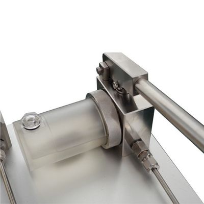 Teste de comparação de pressão sem esforço de uma bomba manual hidráulica profissional 0-1000bar
