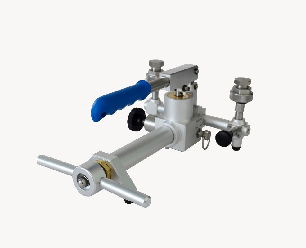 Calibrador de pressão de bomba de retenção manual de 60 bar HS703 de alta pressão de ar médio 286L*198W*140H mm